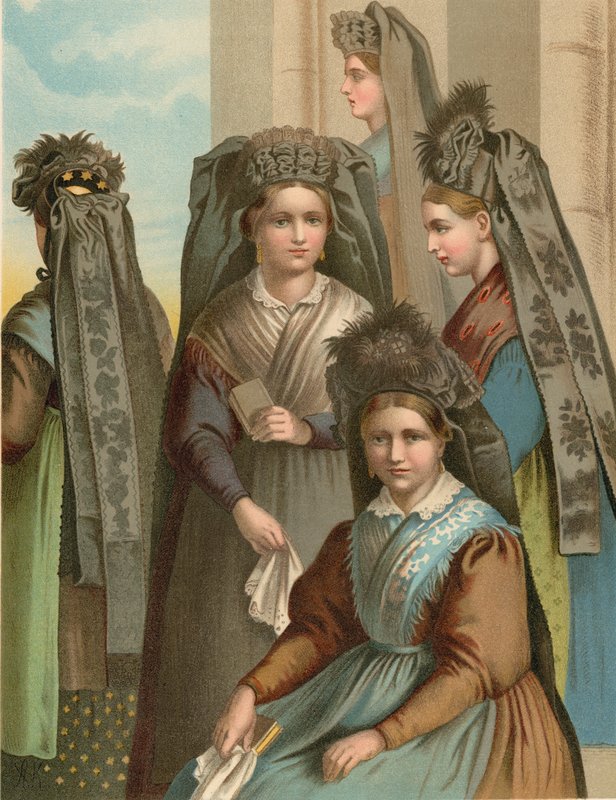 Traje alemán, Turingia de Albert Kretschmer