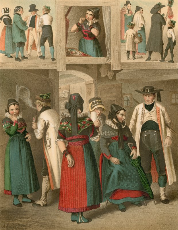 Traje alemán, Westphalen de Albert Kretschmer