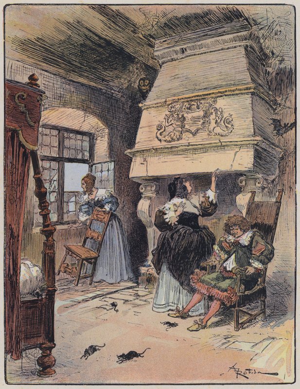 Ilustración para Le Capitaine Bellormeau por y ilustrado por A Robida de Albert Robida