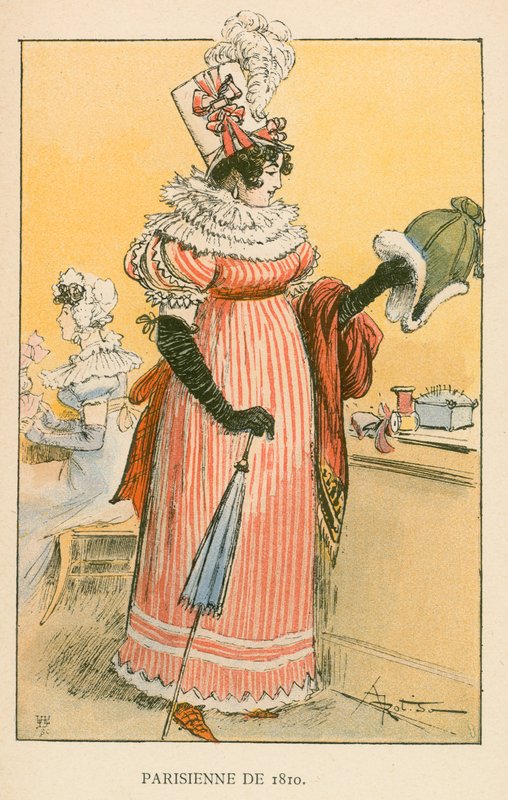 Parisina de 1810 de Albert Robida
