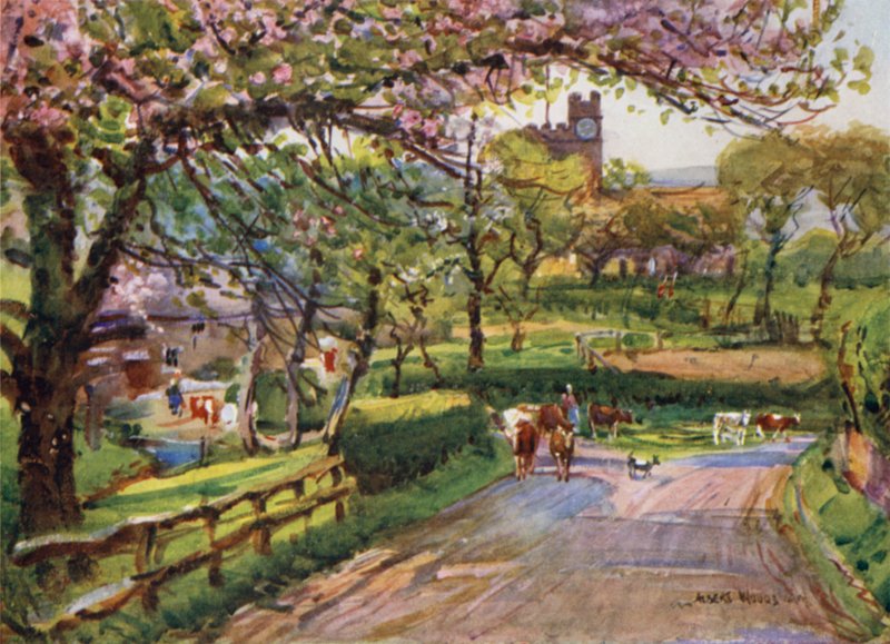 Samlesbury, en Lower Ribblesdale de Albert Woods