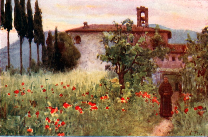 Jardín del Convento de San Cosimato, Vicovaro de Alberto Pisa