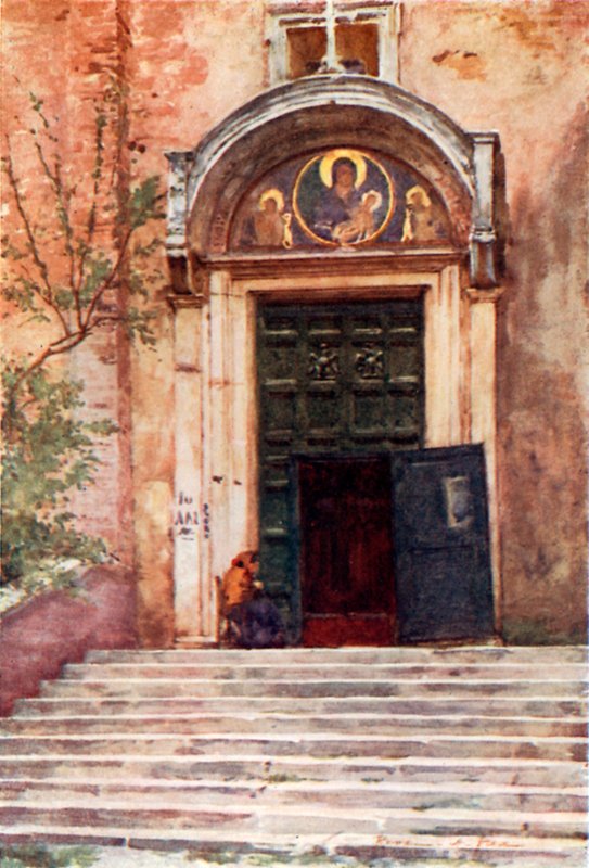 Entrada a Ara Coeli desde el Foro de Alberto Pisa