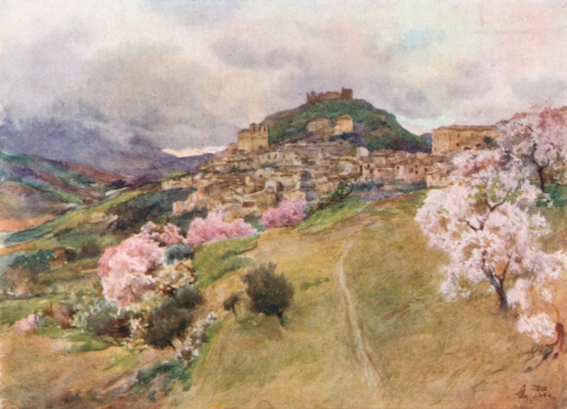 Girgenti desde el oeste de Alberto Pisa
