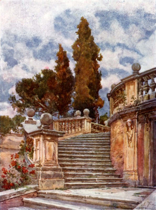 Escaleras de la Iglesia de SS Domenico y Sisto de Alberto Pisa