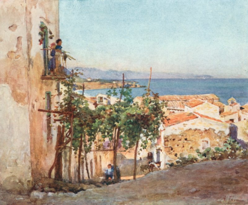 Calle en Cefalú de Alberto Pisa