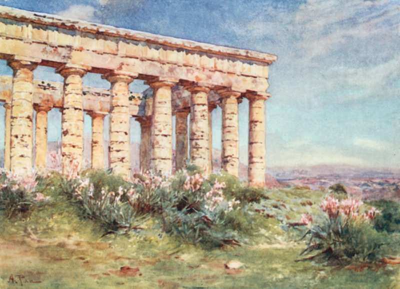 Templo de Segesta de Alberto Pisa