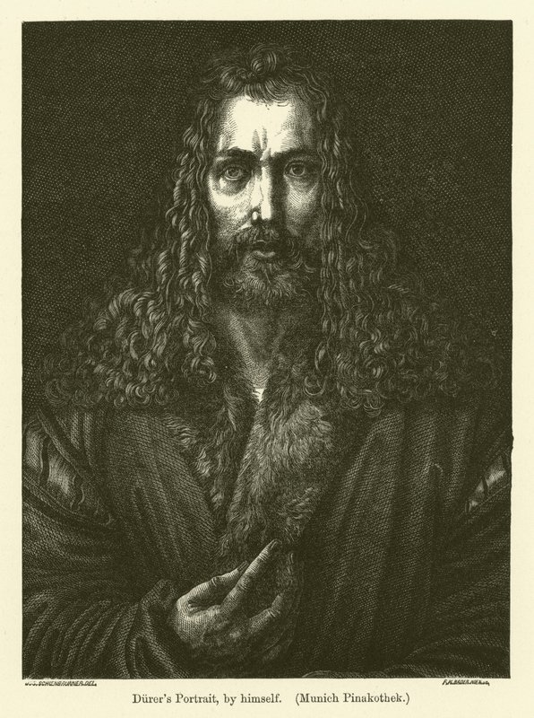 Autorretrato del pintor y grabador alemán Albrecht Durer de Albrecht Dürer