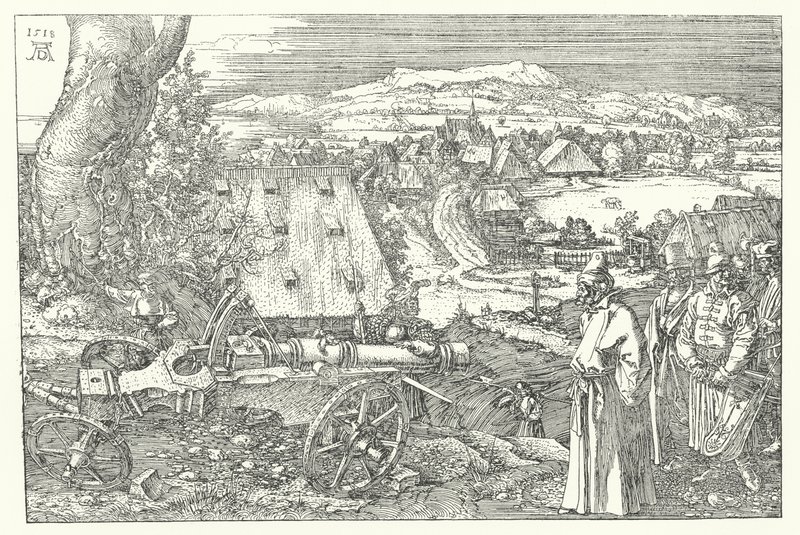 El cañón de Núremberg de Albrecht Dürer