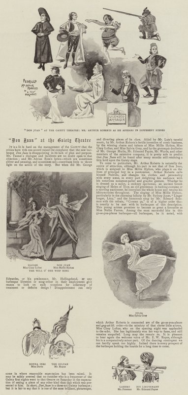 Don Juan en el Teatro Gaiety de Alexander Stuart Boyd