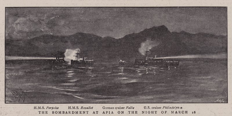 El bombardeo en Apia la noche del 16 de marzo de Alexander Stuart Boyd