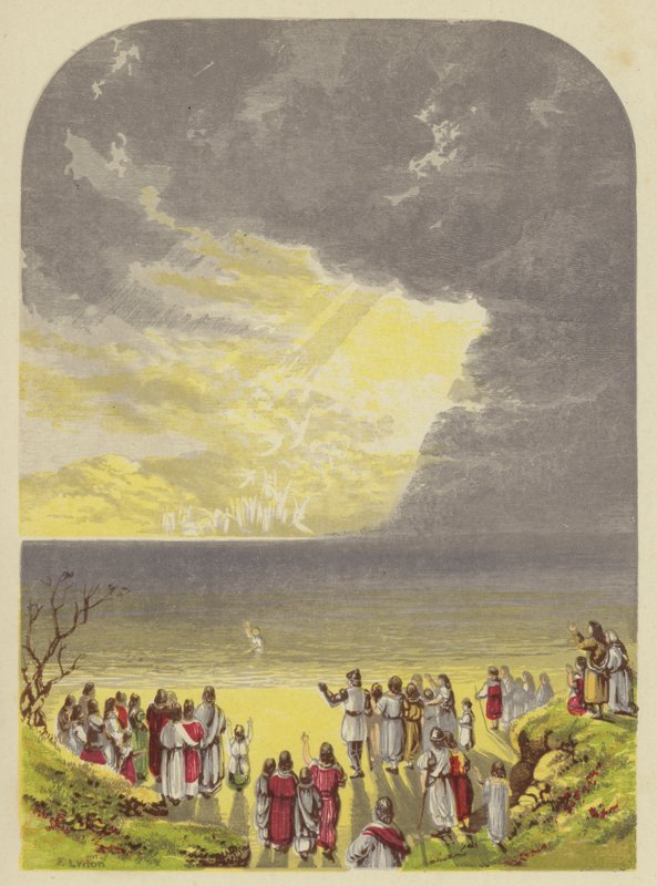 Cristiana cruzando el río de Alexander Francis Lydon