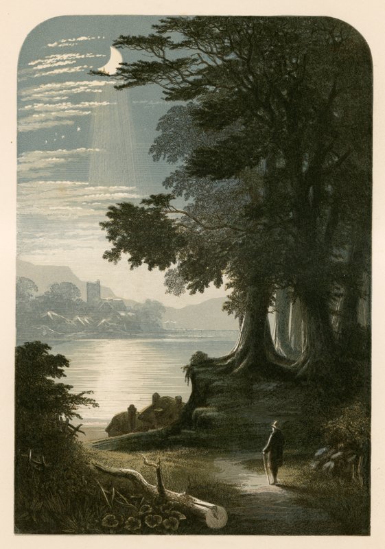 Ilustración para Il Penseroso de Milton de Alexander Francis Lydon