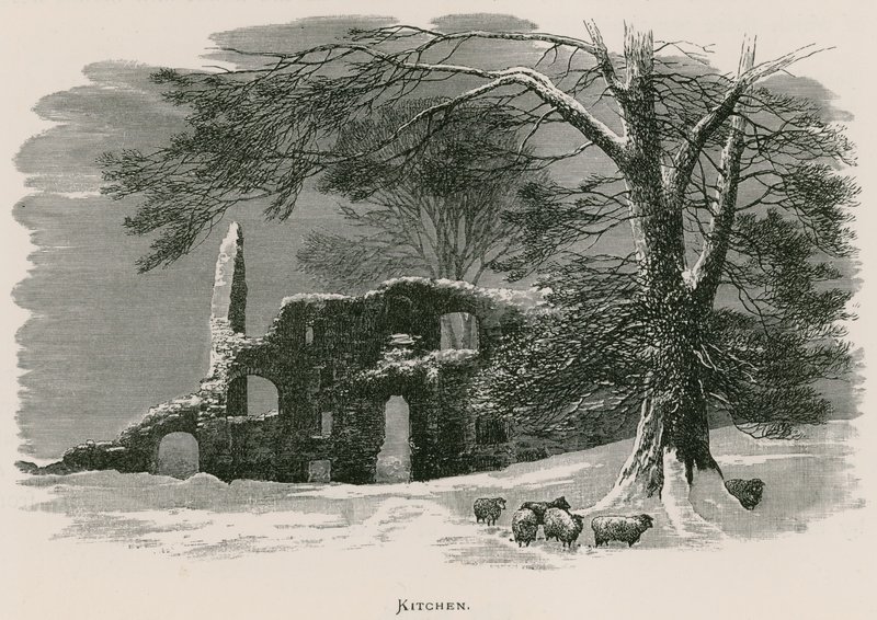 Abadía de Kirkstall, cocina de Alexander Francis Lydon