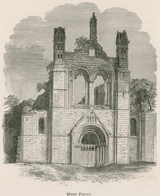 Abadía de Kirkstall, frente oeste de Alexander Francis Lydon