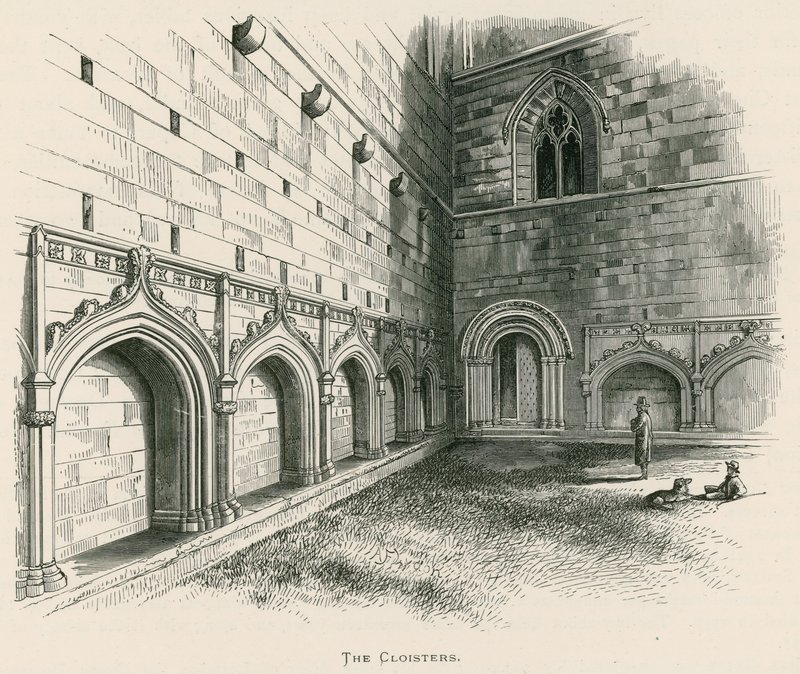 Abadía de Melrose, Los Claustros de Alexander Francis Lydon