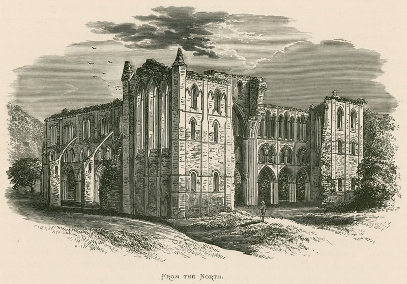 Abadía de Rievaulx, desde el norte de Alexander Francis Lydon