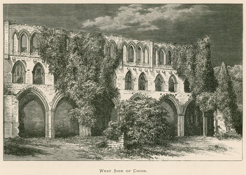 Abadía de Rievaulx, Lado Oeste del Coro de Alexander Francis Lydon