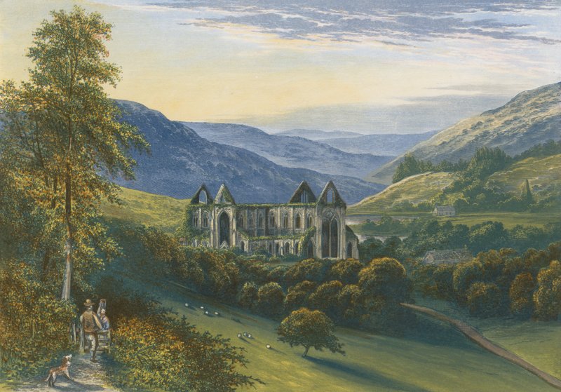 Abadía de Tintern de Alexander Francis Lydon