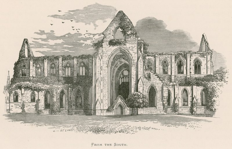 Abadía de Tintern, desde el sur de Alexander Francis Lydon