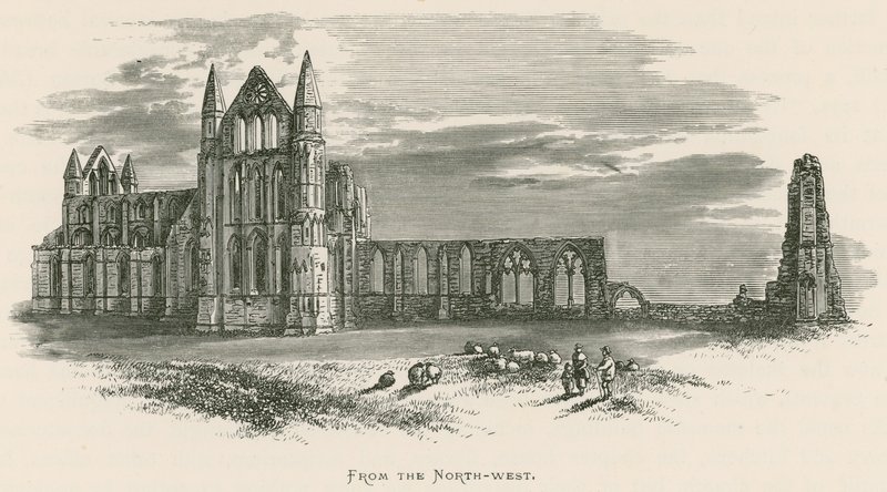 Abadía de Whitby, desde el noroeste de Alexander Francis Lydon