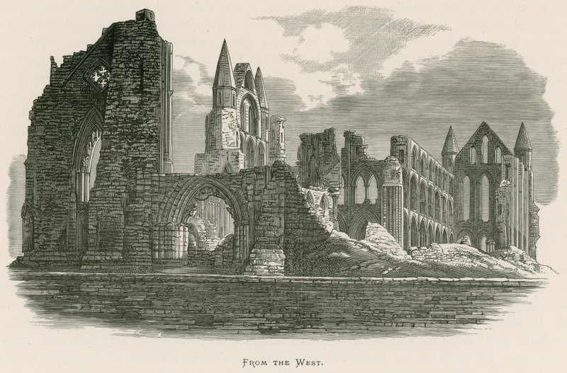 Abadía de Whitby, desde el oeste de Alexander Francis Lydon