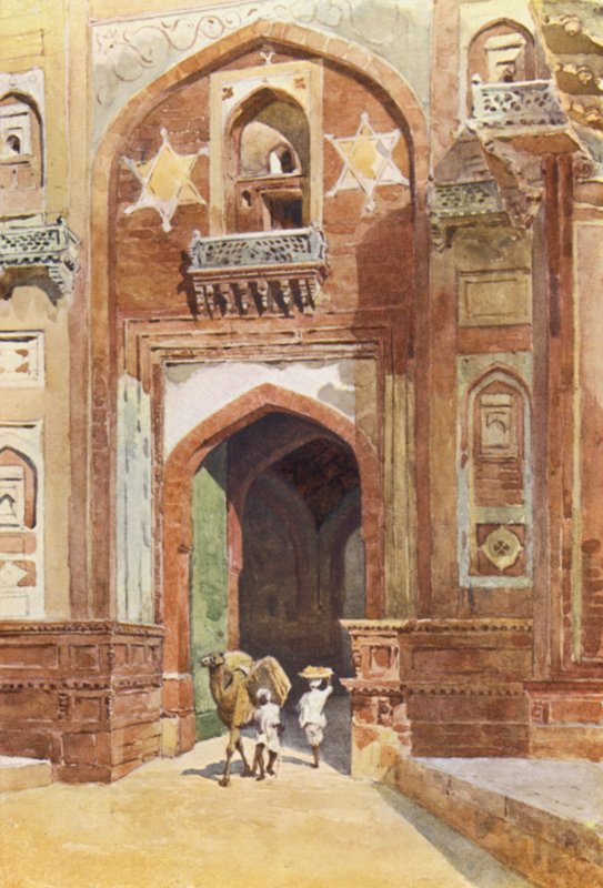 Fuerte de Agra, dentro de la Puerta de Delhi de Alexander Henry Hallam Murray