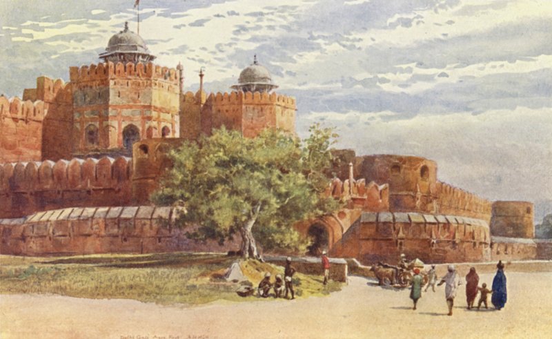 Fuerte de Agra, fuera de la Puerta de Delhi de Alexander Henry Hallam Murray