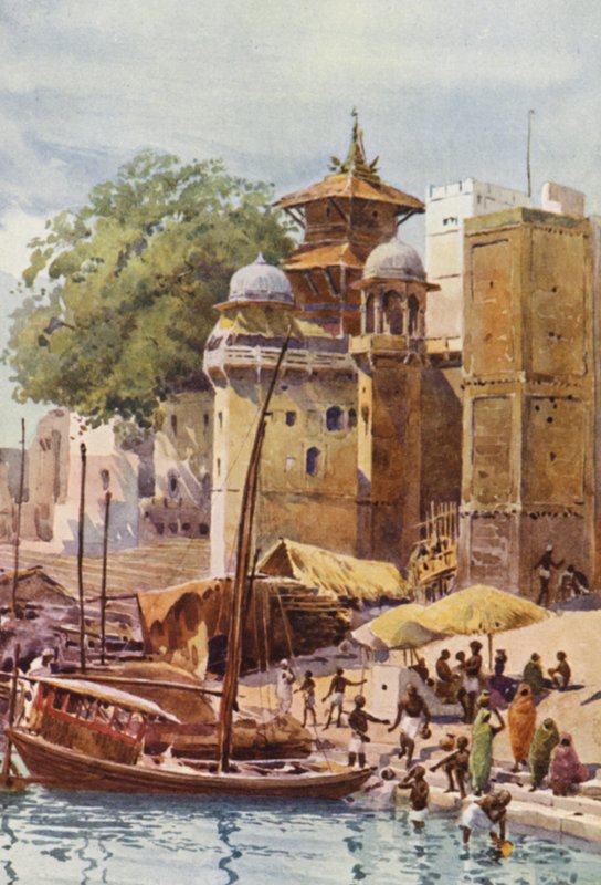 Los Ghats de Baño, Benarés de Alexander Henry Hallam Murray