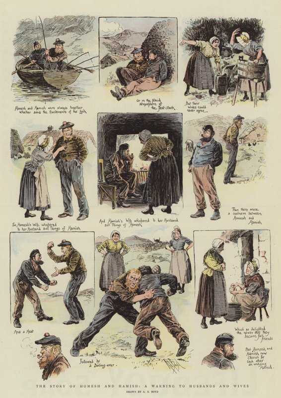 La historia de Homesh y Hamish, una advertencia para maridos y esposas de Alexander Stuart Boyd