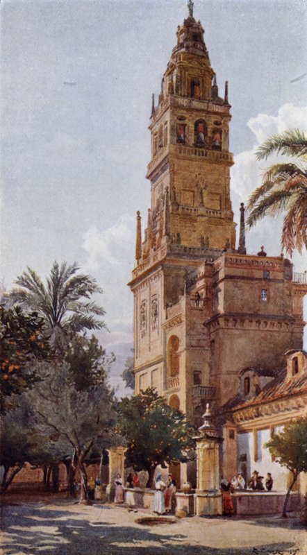 El Patio de los Naranjos, Mezquita de Córdoba de Alexander Wallace Rimington