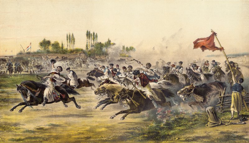 Un día festivo húngaro de Alexander von Wagner