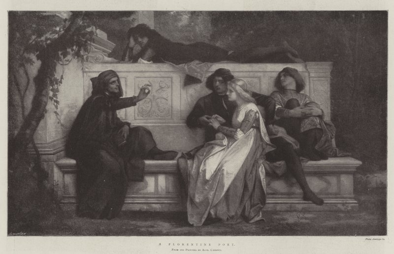 Un poeta florentino de Alexandre Cabanel