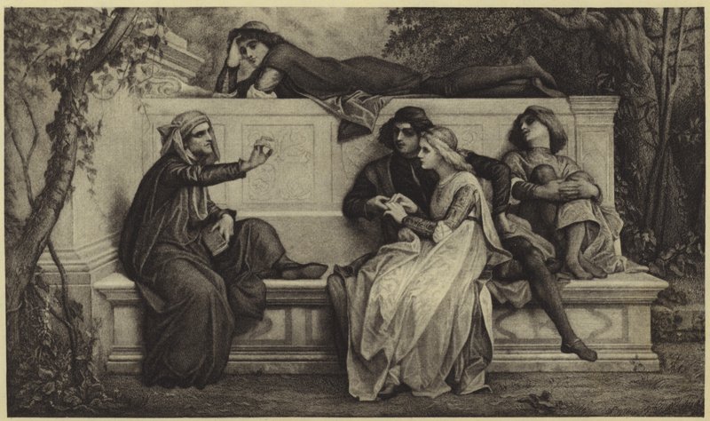 Un poeta florentino de Alexandre Cabanel