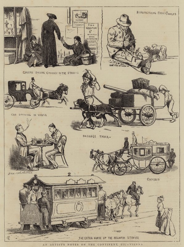 Notas de un Artista en el Continente, III, Viena de Alfred Chantrey Corbould