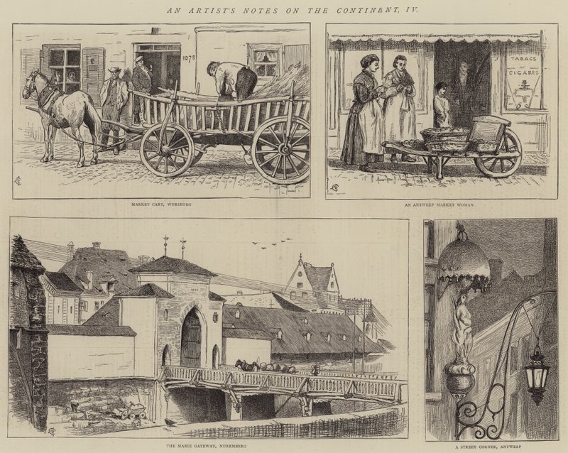 Notas de un artista en el continente, IV de Alfred Chantrey Corbould