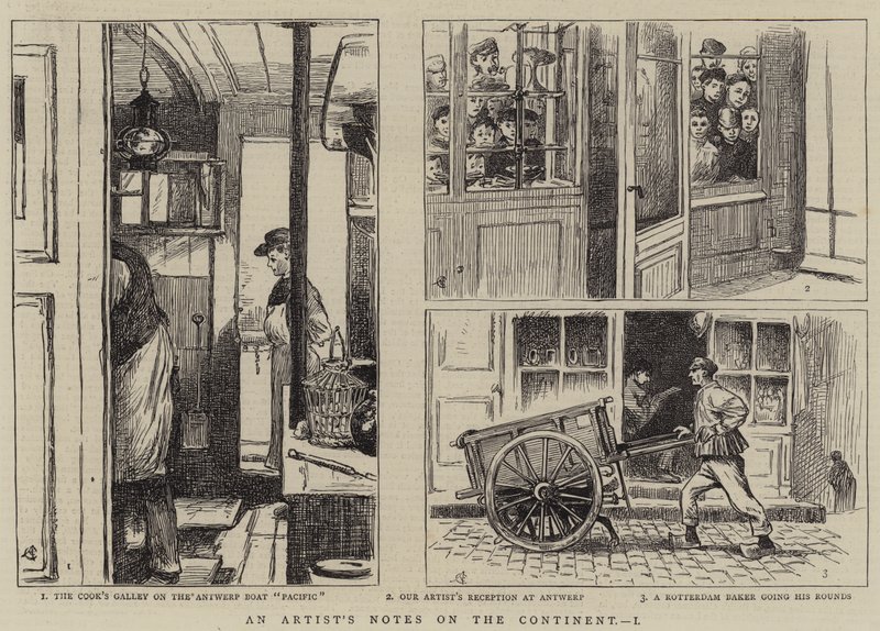 Notas de un Artista en el Continente-I de Alfred Chantrey Corbould