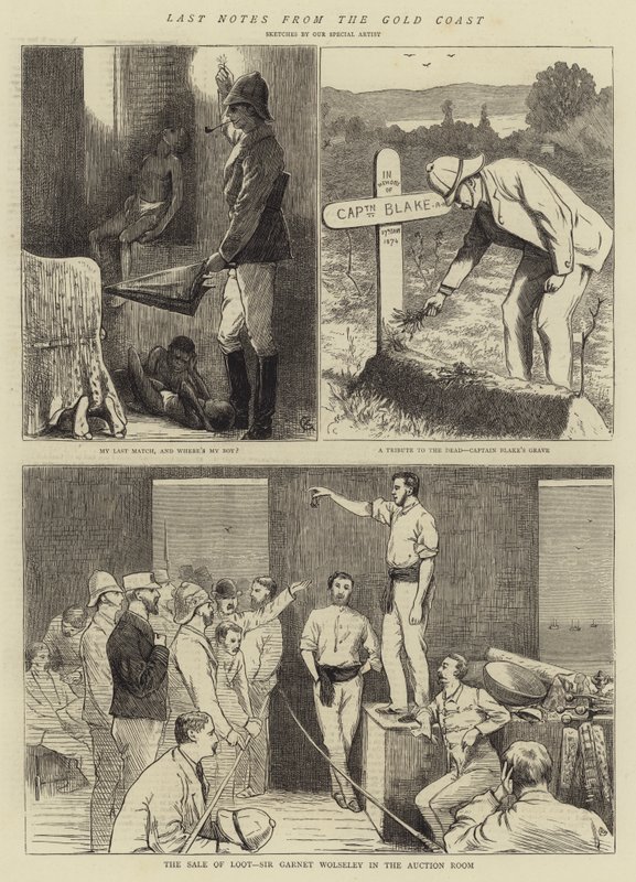 Últimas notas desde la Costa de Oro de Alfred Chantrey Corbould