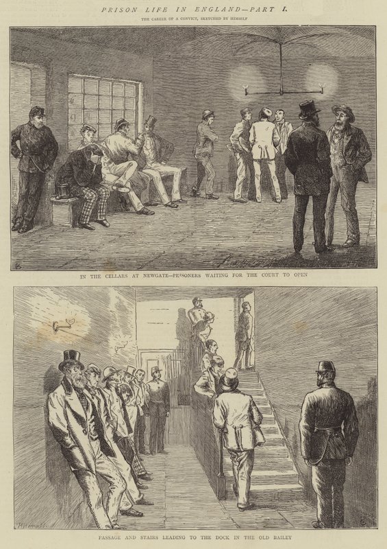 Vida en prisión en Inglaterra, Parte I, la carrera de un convicto de Alfred Chantrey Corbould