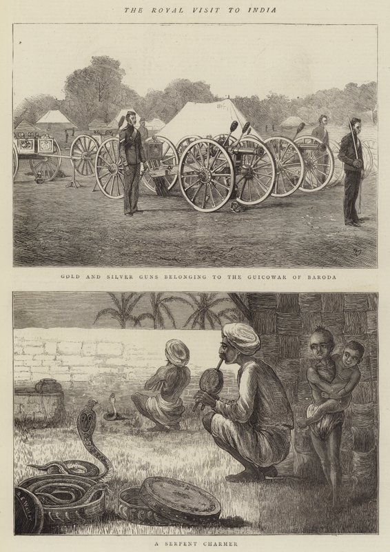 La visita real a la India de Alfred Chantrey Corbould