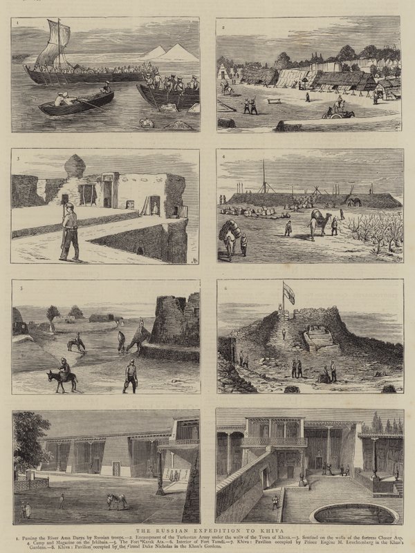 La expedición rusa a Khiva de Alfred Chantrey Corbould