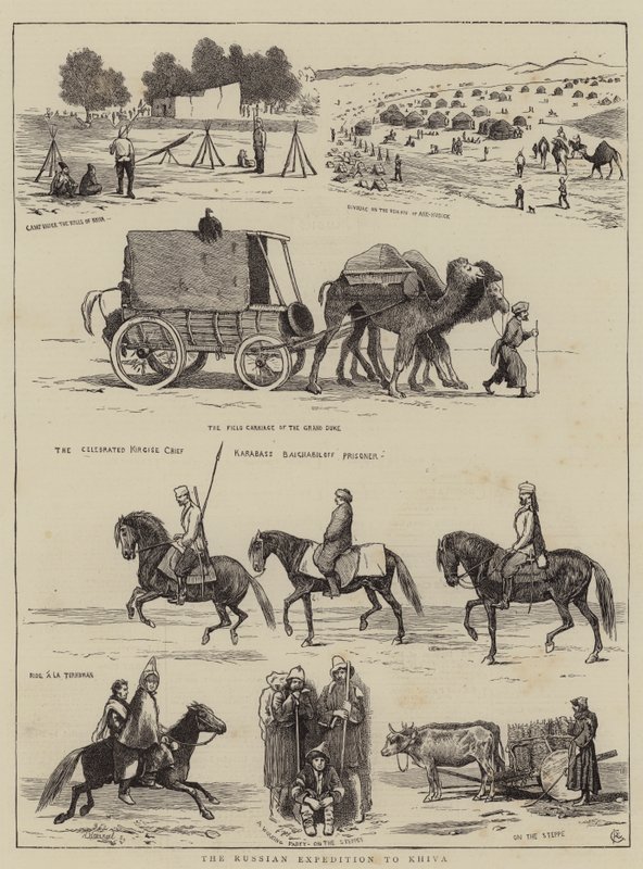 La Expedición Rusa a Khiva de Alfred Chantrey Corbould