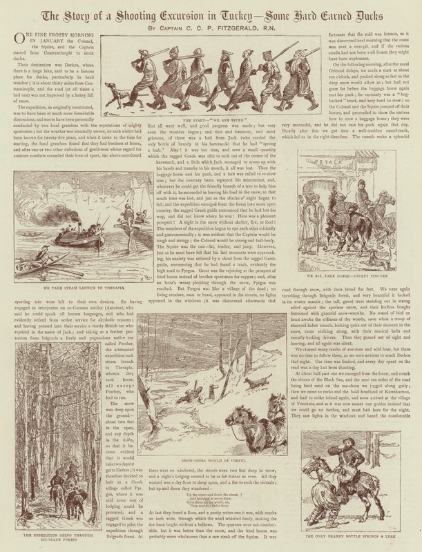 La Historia de una Excursión de Caza en Turquía de Alfred Chantrey Corbould
