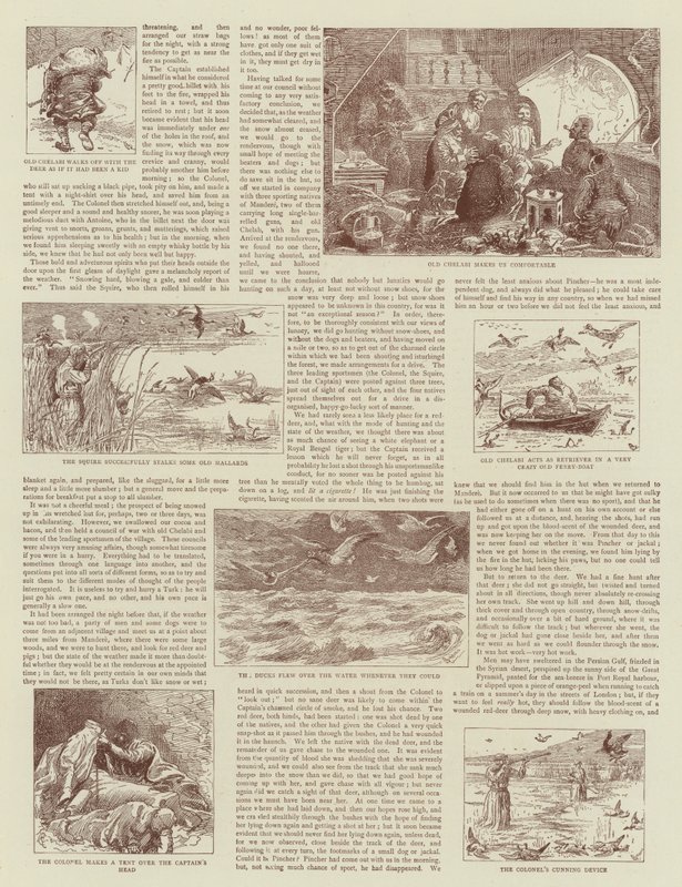 La historia de una excursión de caza en Turquía de Alfred Chantrey Corbould