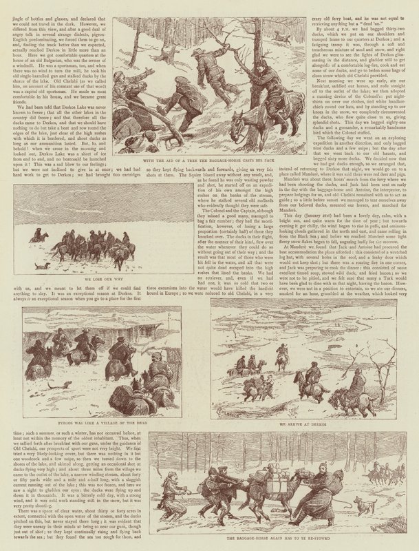 La historia de una excursión de caza en Turquía de Alfred Chantrey Corbould