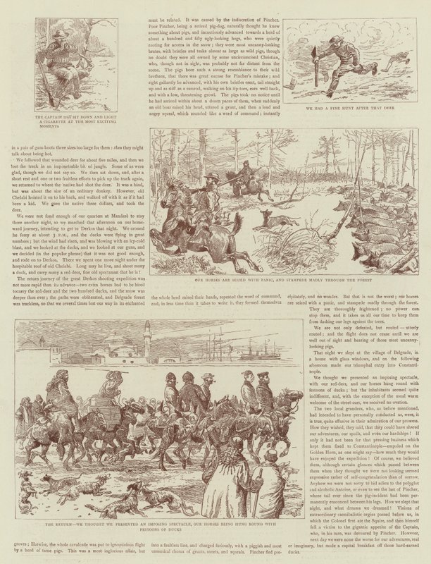La historia de una excursión de caza en Turquía de Alfred Chantrey Corbould