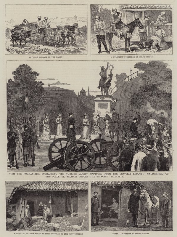 Con los rusos y los turcos de Alfred Chantrey Corbould