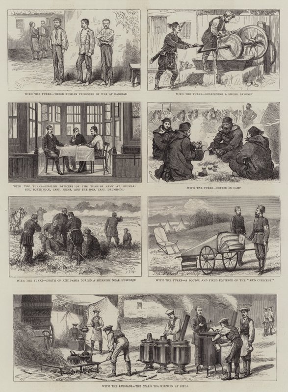 Con los Turcos y los Rusos de Alfred Chantrey Corbould