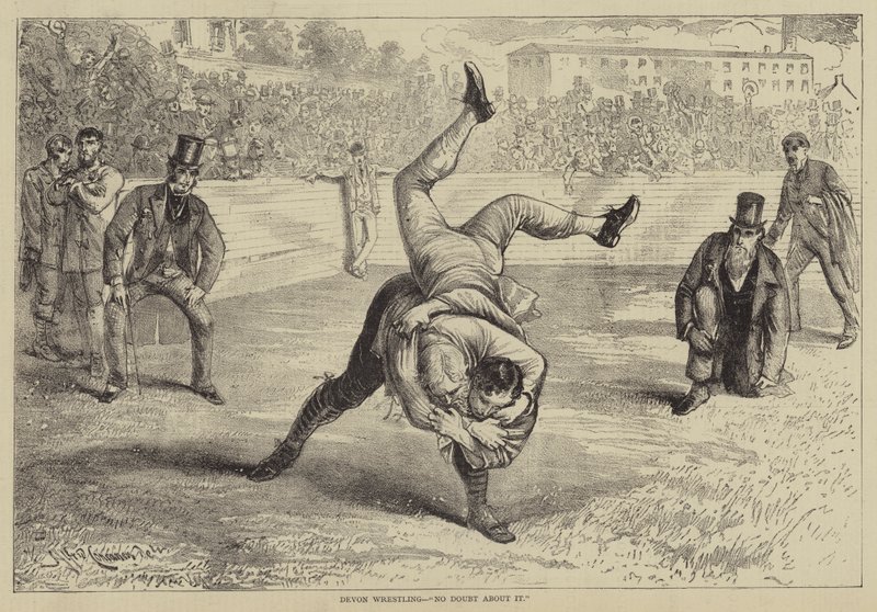 Lucha Libre en Devon, Sin Duda de Alfred Concanen