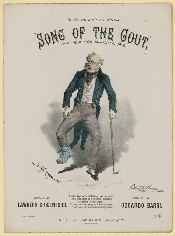 Canción de la gota, Lawreen y Oxenford, Odoardo Barri de Alfred Concanen